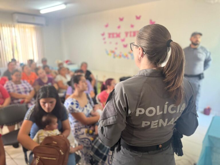 Polícia Penal realiza palestra sobre violência doméstica em Cascavel