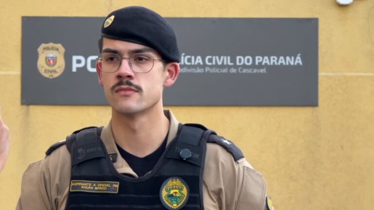 Homem tenta tomar arma de policial durante prisão em Cascavel