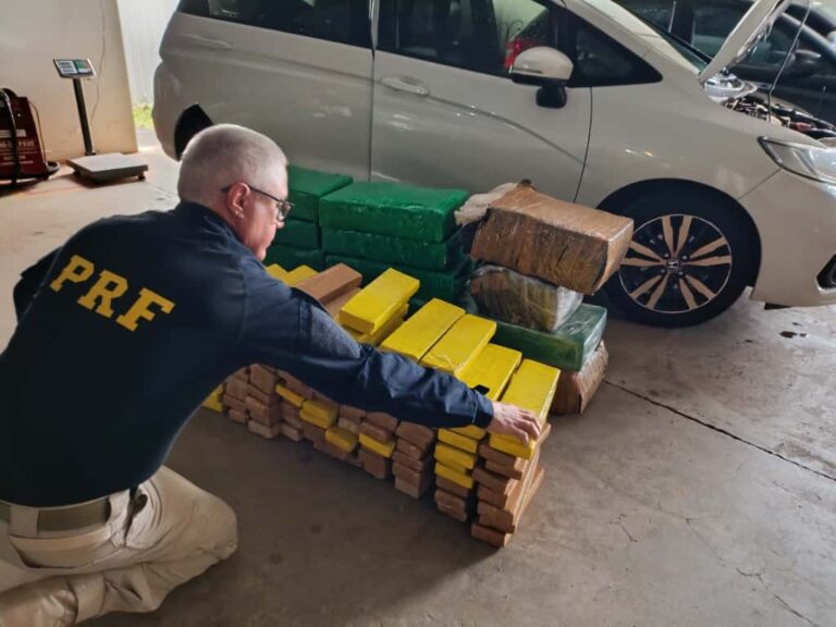 Polícia Rodoviária Federal apreende 370 quilos de maconha em Maringá