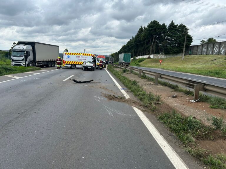 Acidente grave na BR-376 em Ponta Grossa