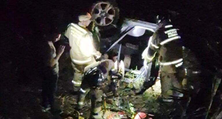 Acidente na PR-986 deixa cinco feridos após atropelamento de capivara