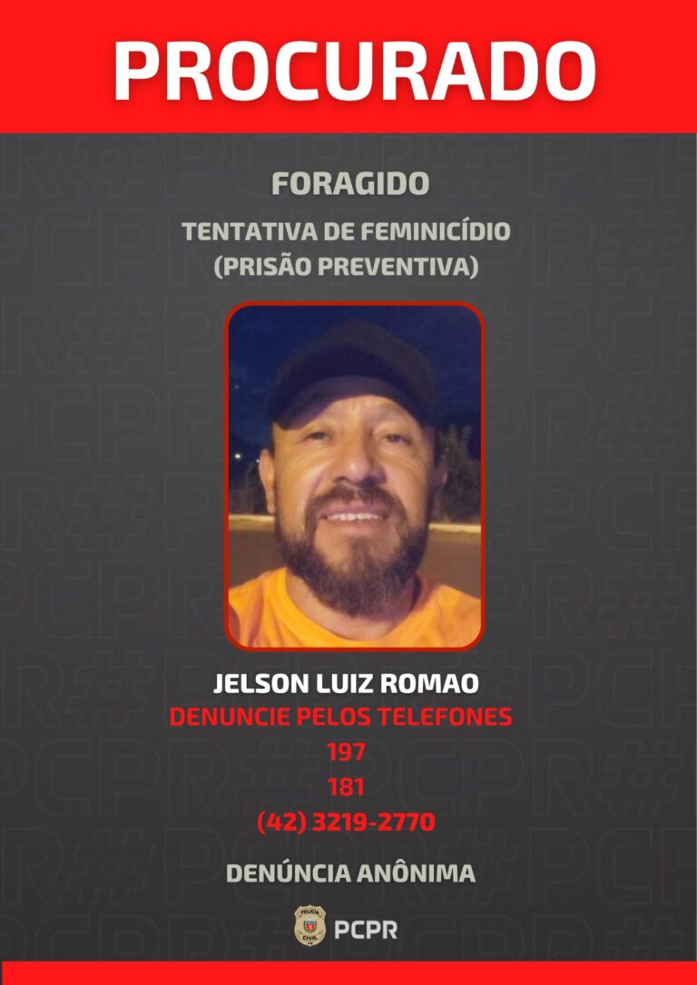 Tentativa de feminicídio em Ponta Grossa: atualizações da Polícia Civil