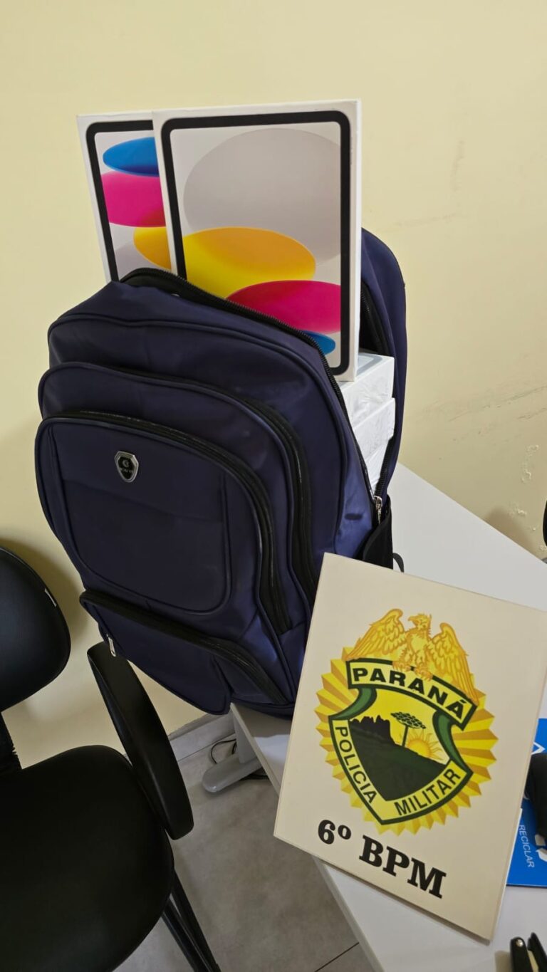 Polícia apreende 16 iPads contrabandeados em Céu Azul