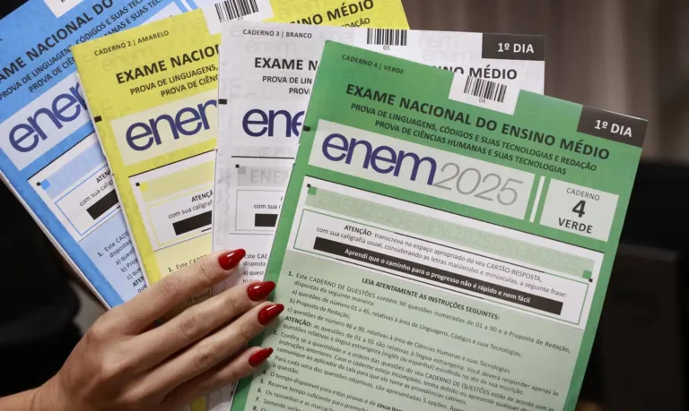 Gabaritos e cadernos do Enem 2025 são divulgados pelo Inep
