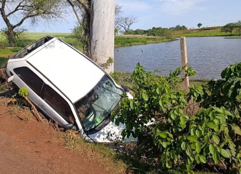 Acidente de gol em Boa Vista da Aparecida