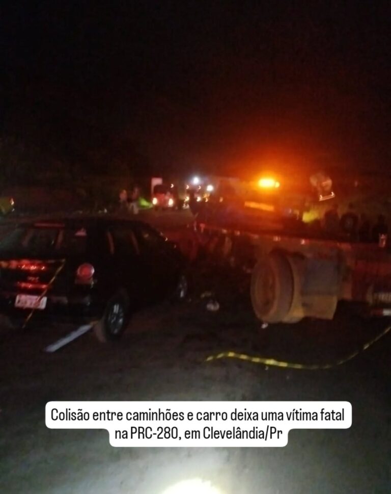 Motorista falece após colisão em atendimento na PRC-280