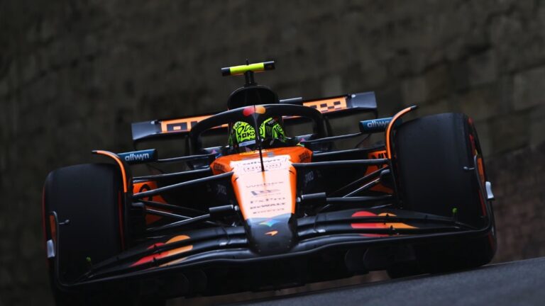 Lando Norris brilha no TL3 do GP do Azerbaijão