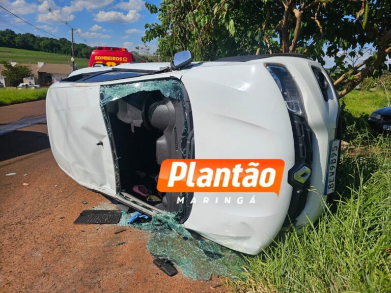 Duas idosas feridas em capotamento em Sarandi