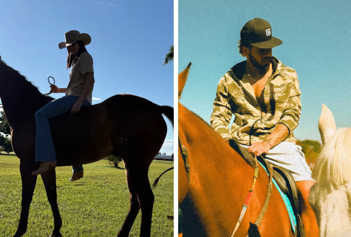 Ana Castela e Zé Felipe: fotos iguais intrigam seguidores