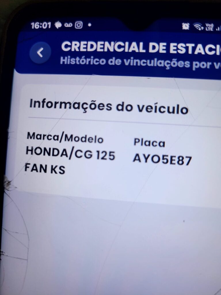 Motocicleta furtada em estacionamento de igreja na Rua Itália