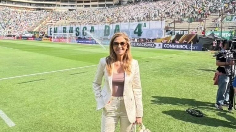 Leila Pereira se pronuncia após derrota na Libertadores e faz referência a meme