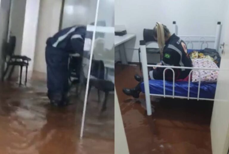 Chuva intensa causa alagamentos em Mandaguçu