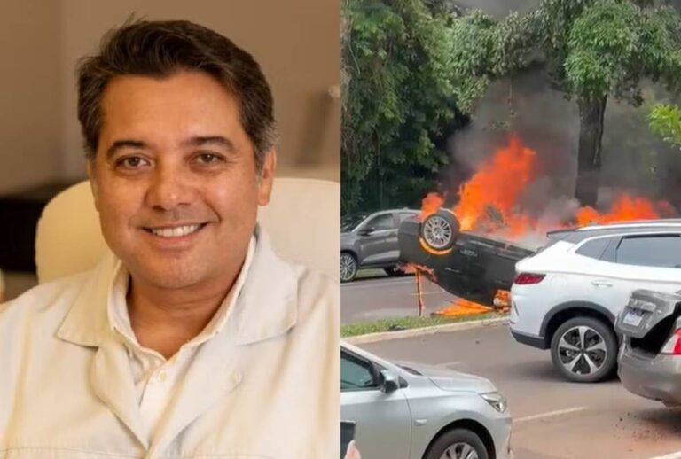 Identificação do médico que morreu carbonizado em acidente trágico