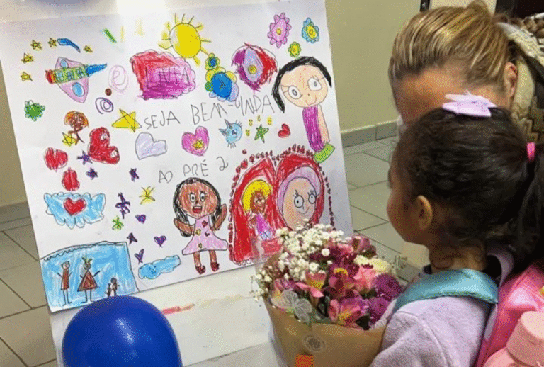 Menina de 5 anos é recebida com festa após transplante de coração