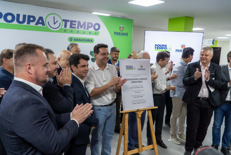 Primeira unidade do Poupatempo Paraná é inaugurada em Araucária