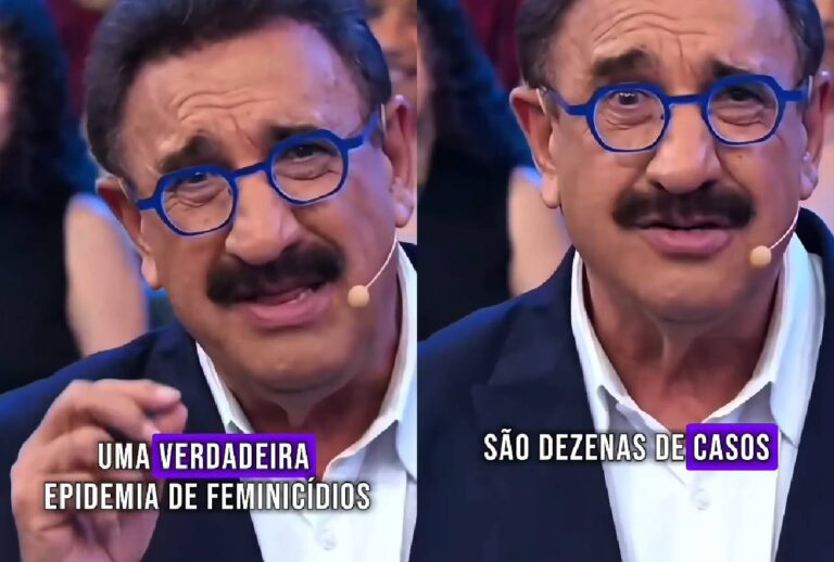 Ratinho critica aumento dos feminicídios no Brasil