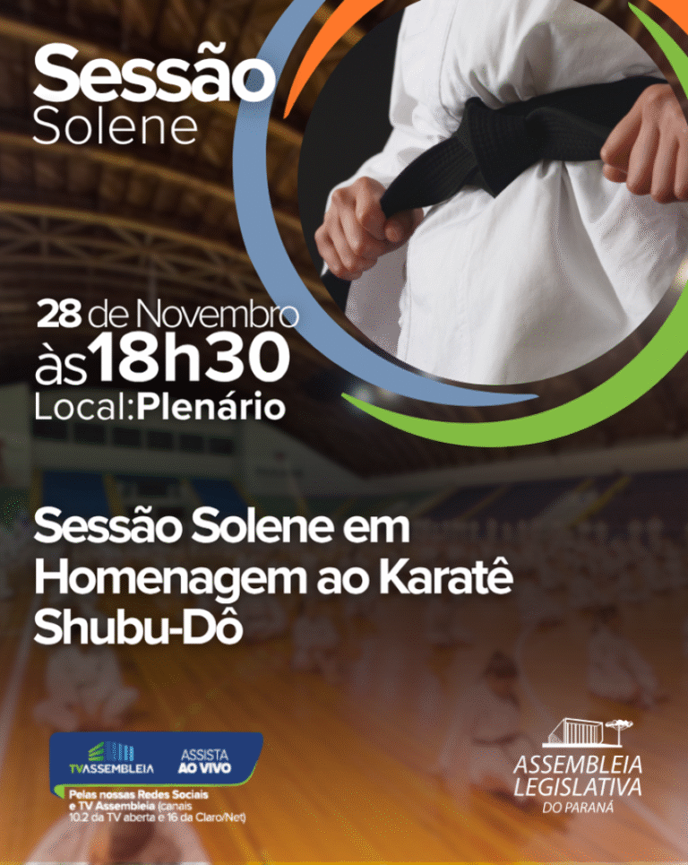 Assembleia Legislativa homenageia mestre criador do estilo Shubu-Dô de karatê