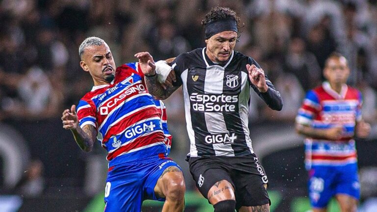 Ceará e Fortaleza empatam no Castelão com gol nos acréscimos