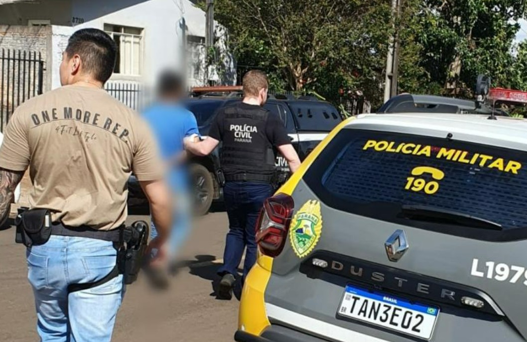 Momento em que o indivíduo é preso