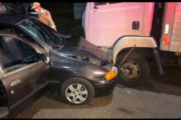 Acidente de Trânsito deixa motorista ferido no bairro Morumbi