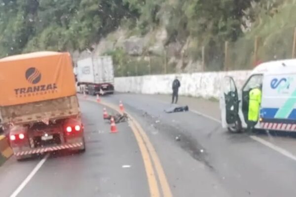 Motociclista morre em acidente na BR-277, em Prudentópolis