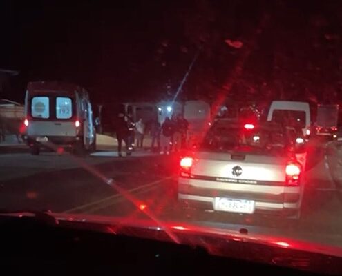 Briga de trânsito termina em homicídio no trevo de Itaperuçu