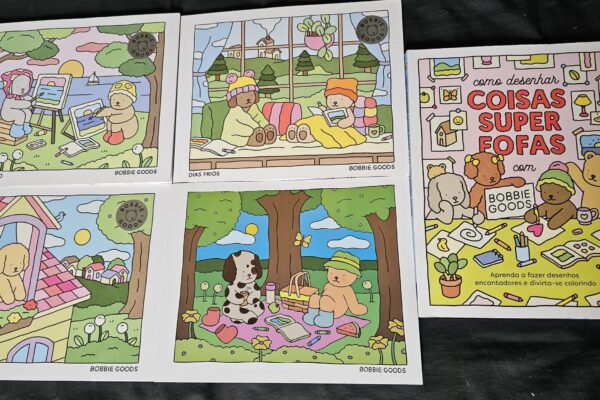Bobbie Goods: O fenômeno dos livros de colorir que conquistou adultos e ajuda a aliviar o estresse