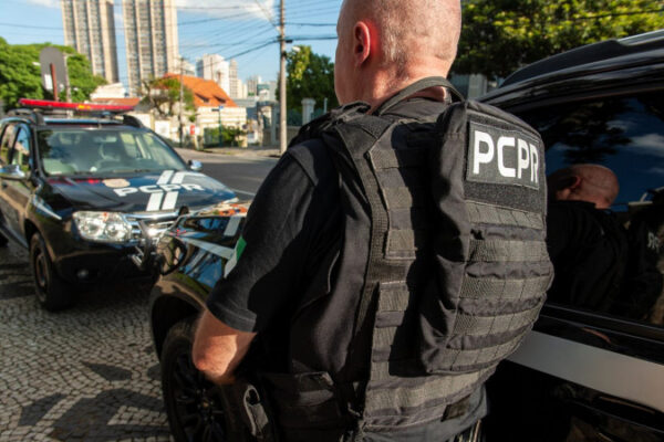 PCPR prende homem em flagrante por furto qualificado em escola de Amaporã