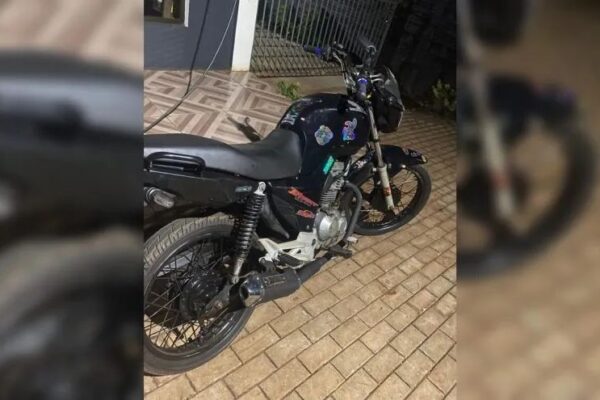 Motociclista é vítima de assalto à mão armada em Santa Helena