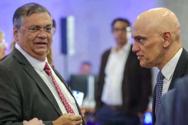 Flávio Dino e Alexandre de Moraes (Foto: Fabio Rodrigues Pozzebom | Agência Brasil)