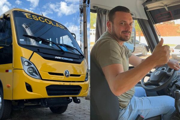 Virmond adquire dois novos ônibus escolares para reforçar o transporte de alunos