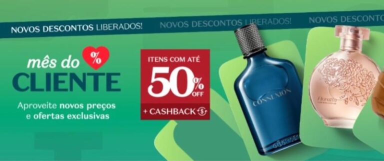 Mês do Cliente: O Boticário traz vantagens especiais