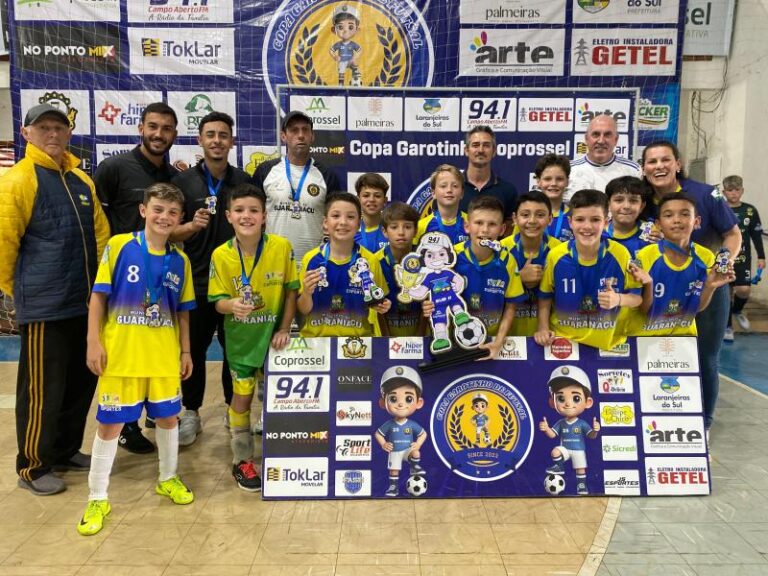 Guaraniaçu leva o título da Copa Garotinho de Futsal Sub 11
