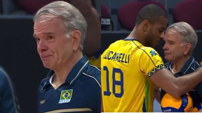 Bernardinho enfrenta momento difícil durante jogo da seleção