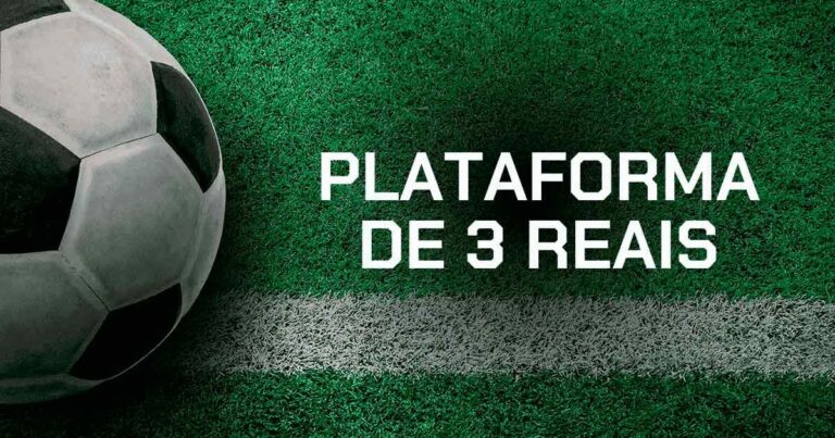 Melhores plataformas de apostas com depósito de 3 reais