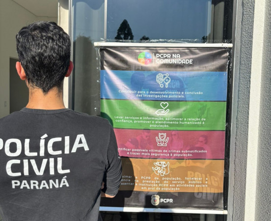 PCPR realiza atendimentos de polícia judiciária em São Jorge do Oeste