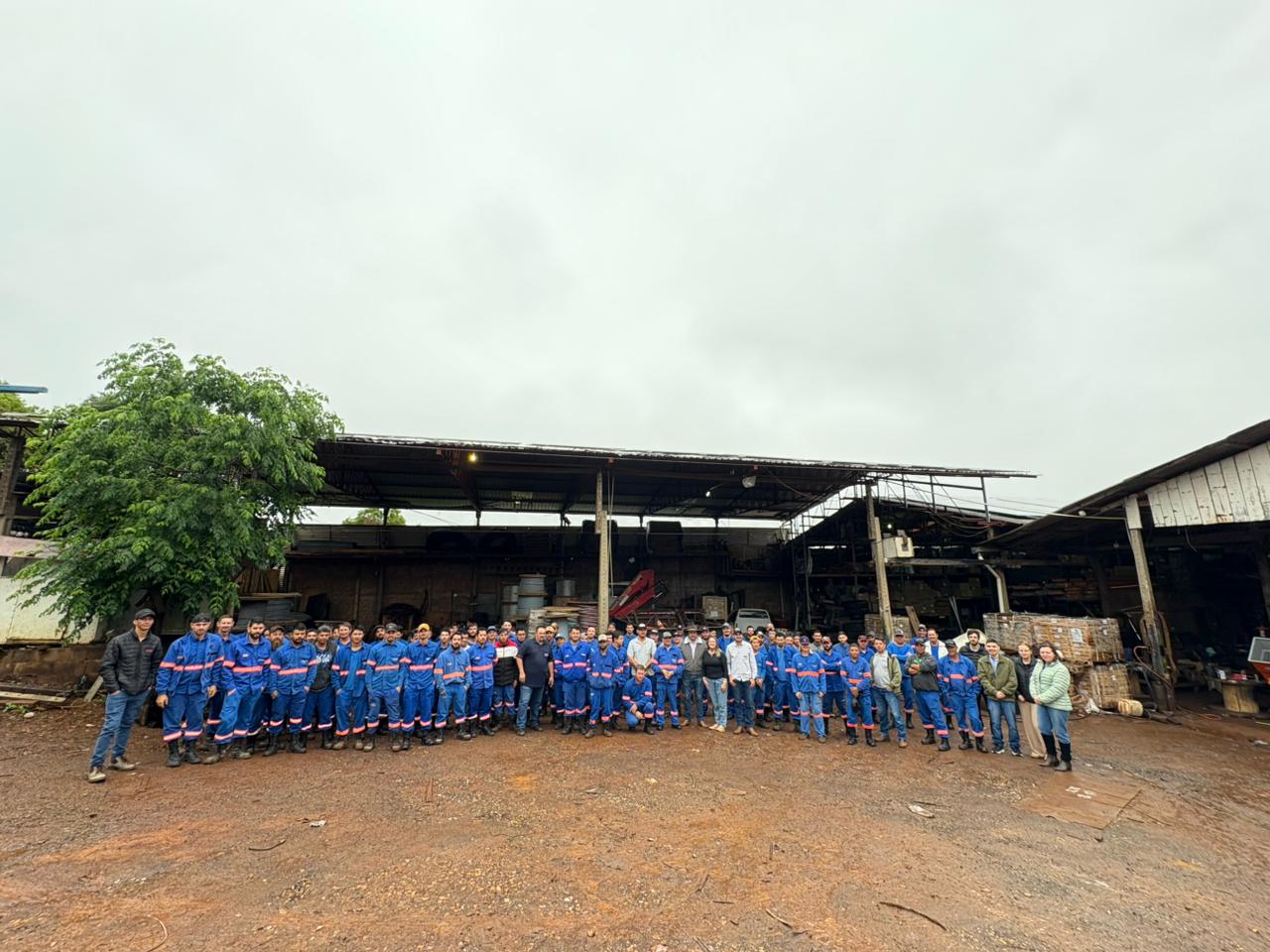 Café da manhã com os colaboradores da Getel/J.Mendes (Foto: Divulgação)