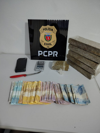PCPR prende mulher e apreende adolescente por tráfico de drogas em São Mateus do Sul