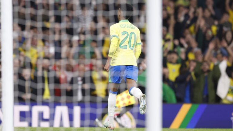 Estêvão destaca importância de Ancelotti após gol contra Senegal