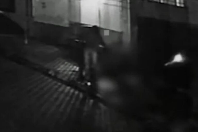 Execução de homem em Maringá é registrada por câmera de segurança