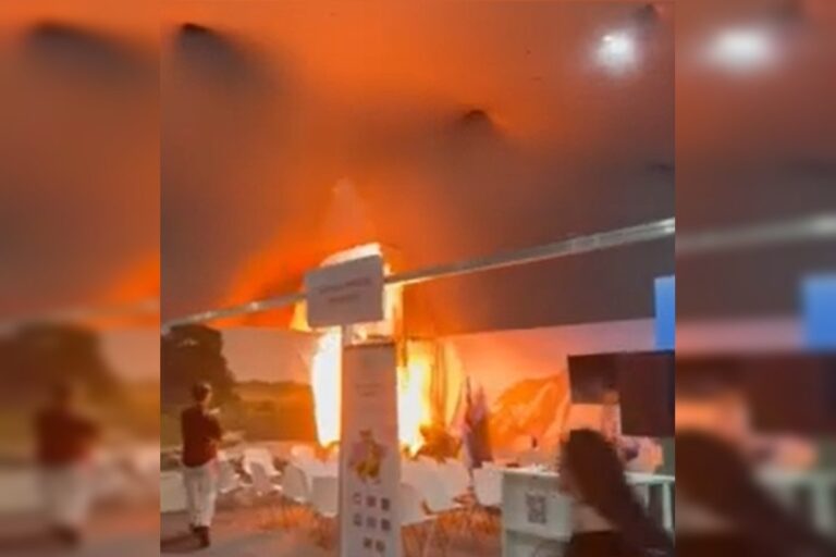 Incêndio na COP30 resulta em atendimento a 13 pessoas em Belém