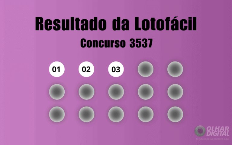Lotofácil 3537: confira os números e ganhadores do sorteio de hoje
