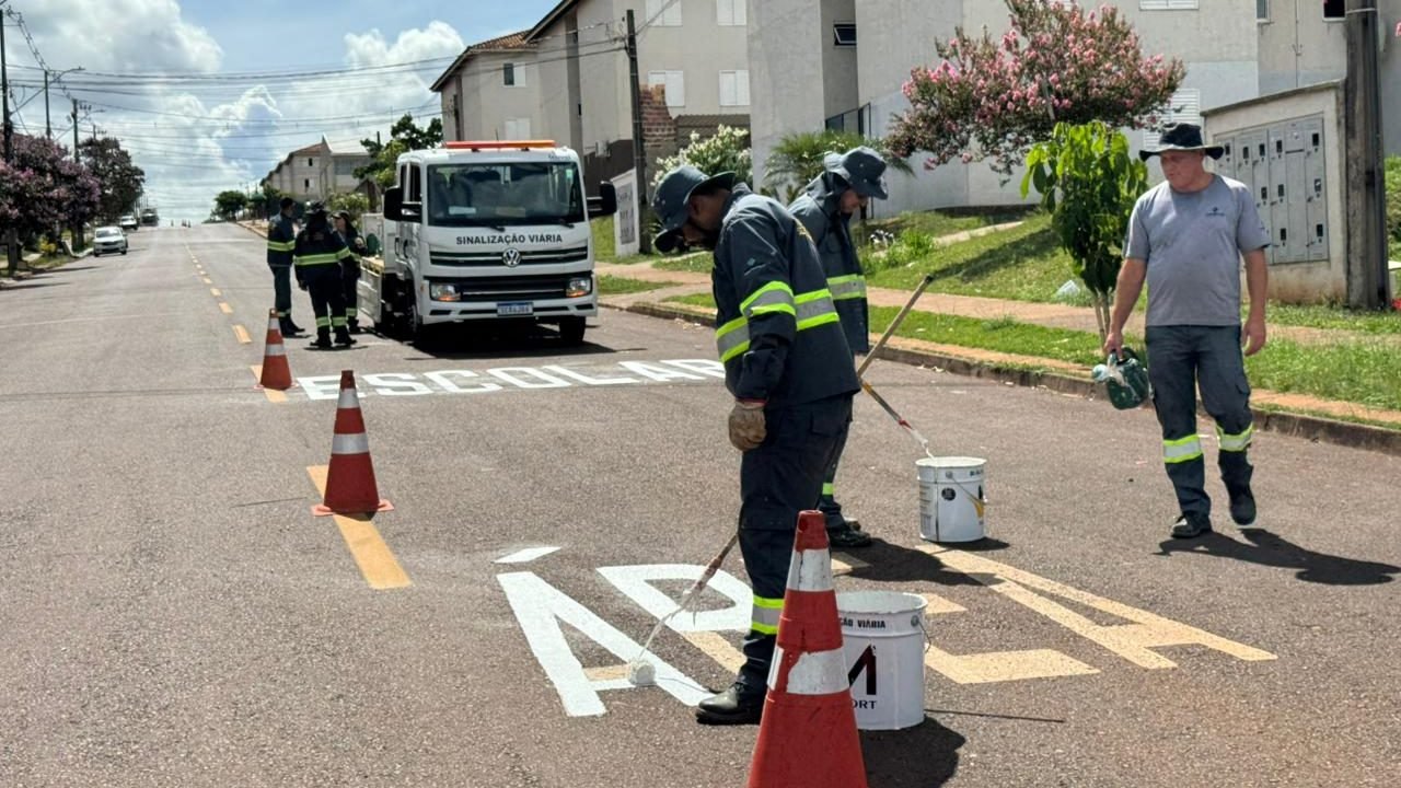 Sinalização viária começa a ser revitalizada e Transitar divulga cronograma de trabalho