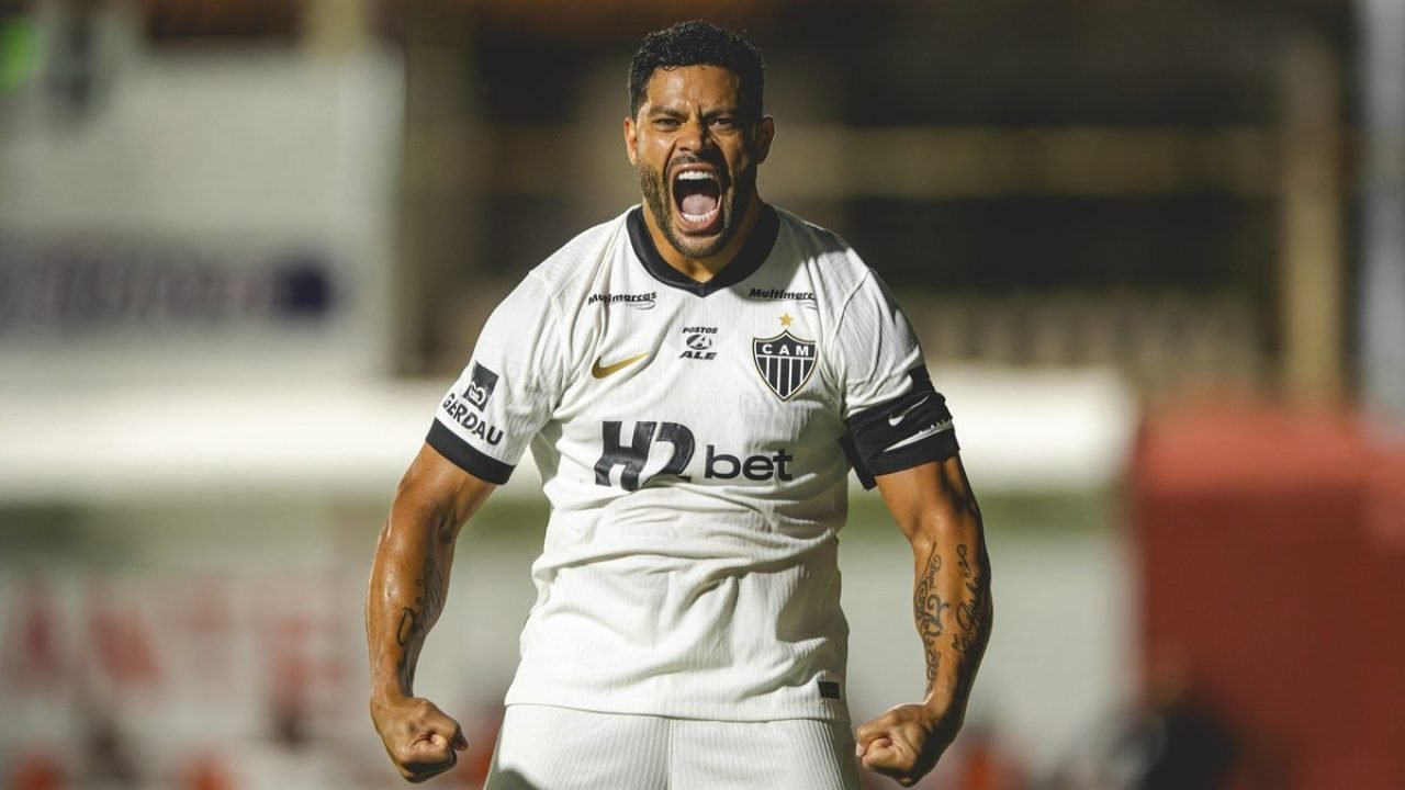 Atlético Mineiro em ação durante a partida. — Foto: Pedro Souza / Atlético7 a 2!