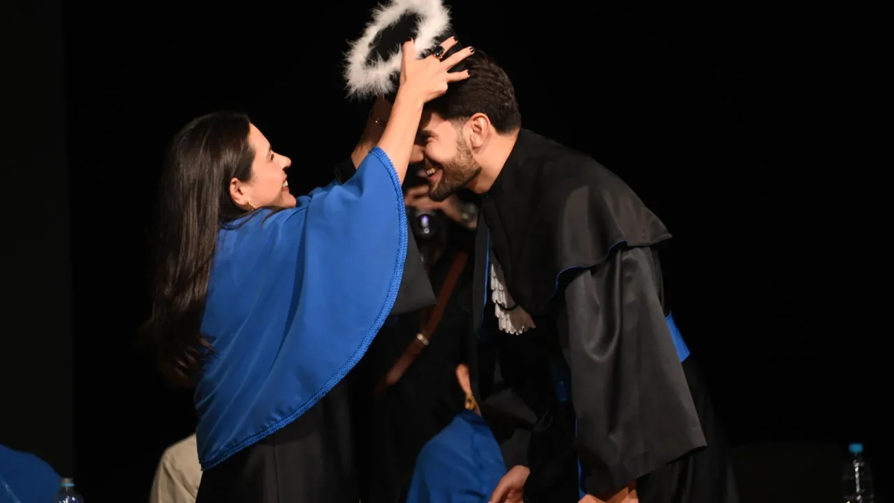 Formandos do câmpus Santa Cruz da Unicentro durante as colações intersetoriais d