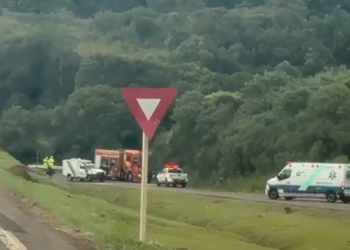 Saída de pista termina em morte nesta quarta no Rio das Mortes, em Guarapuava