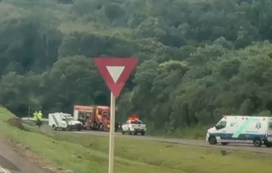 Saída de pista termina em morte nesta quarta no Rio das Mortes, em Guarapuava