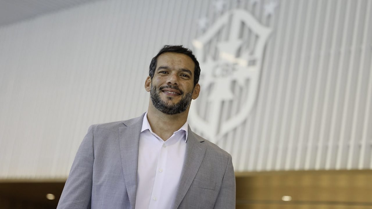 Presidente da CBF, Samir Xaud — Foto: Presidente da CBF, Samir Xaud CBF/@rafaelr