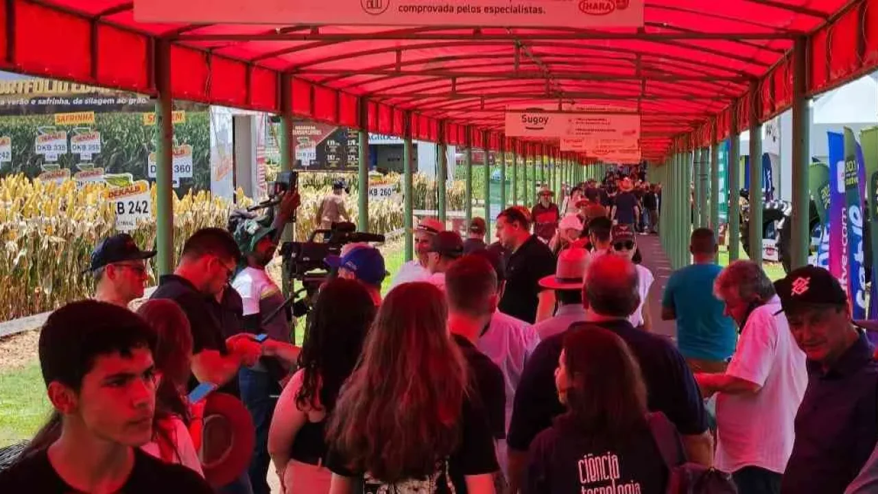 Pessoas visitam o Show Rural Coopavel 2026 em Cascavel. — Foto: Foto: Divulgação