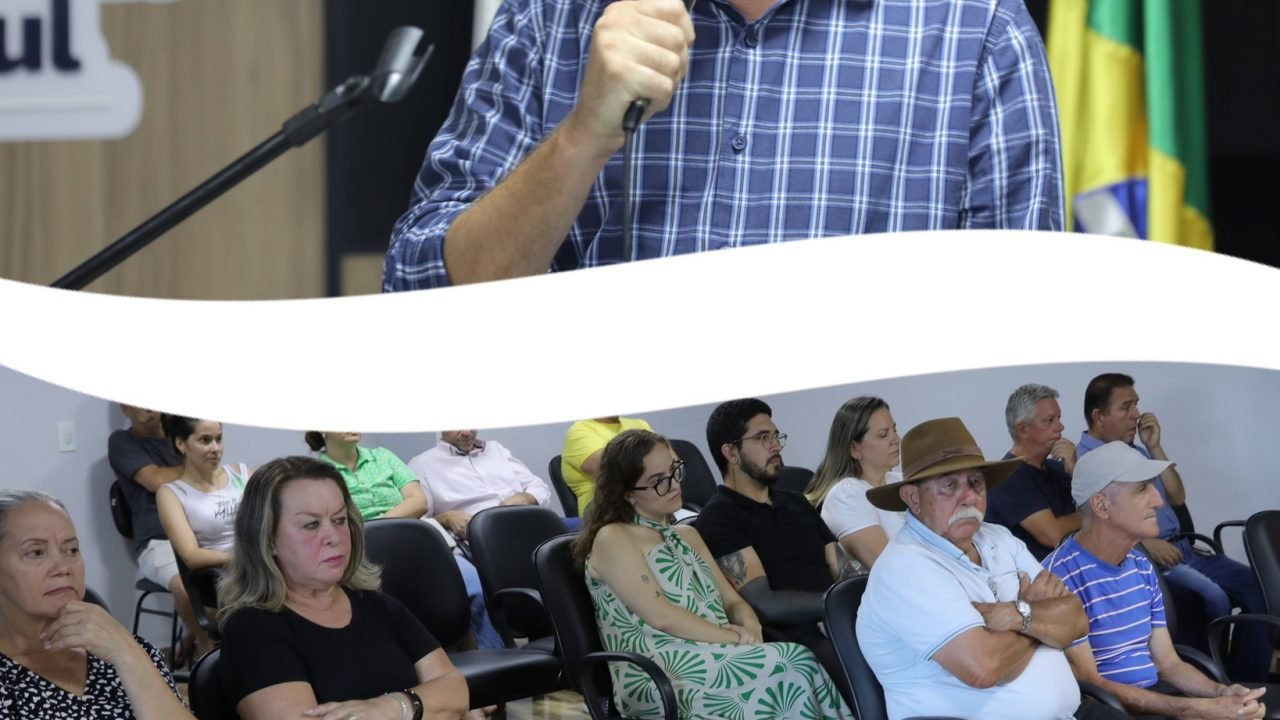 Prefeito Jaison Mendes participou da Audiência Pública (Foto: Secom/PMLS)